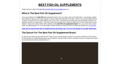 Desktop Screenshot of bestfishoill.com